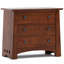 Highlands 3 - Drawer Solid Wood Nightstand-1553219658
