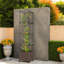 Jardinières mobiles multifonctionnelles avec treillis réglable, matériau PP durable, idéal pour les espaces compacts