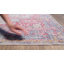 Tapis oriental rose / bleu Romina-1664630161