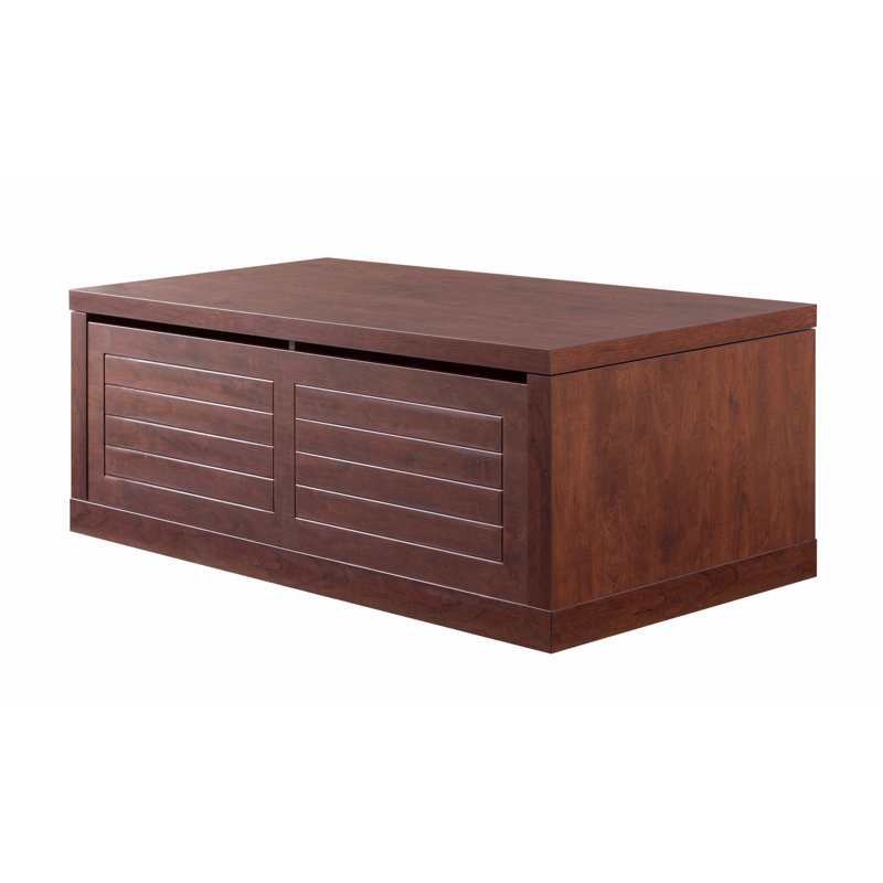 Solid Coffee Table with Storage