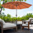 Kelton 10' W Crank Lift Auto-Tilt Patio Umbrella -925197242