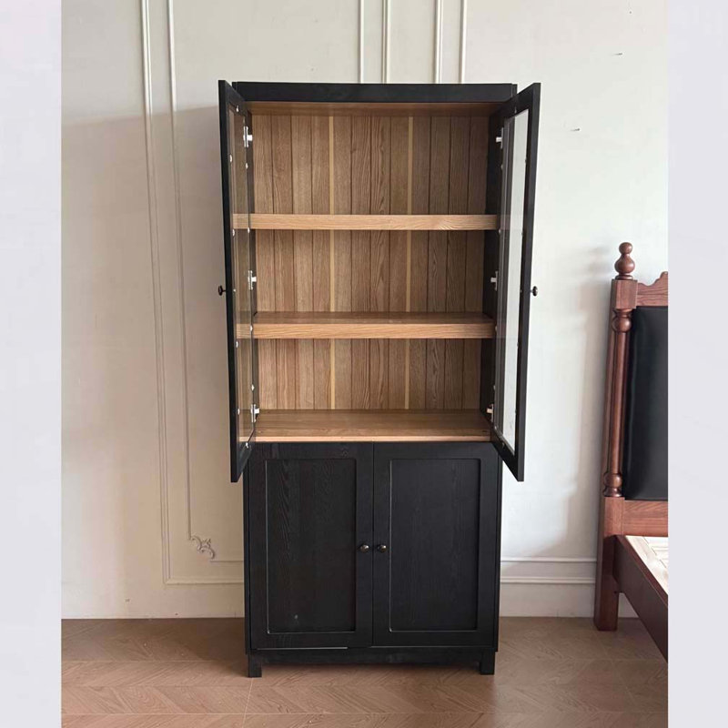 Armoire vitrée avec portes en verre