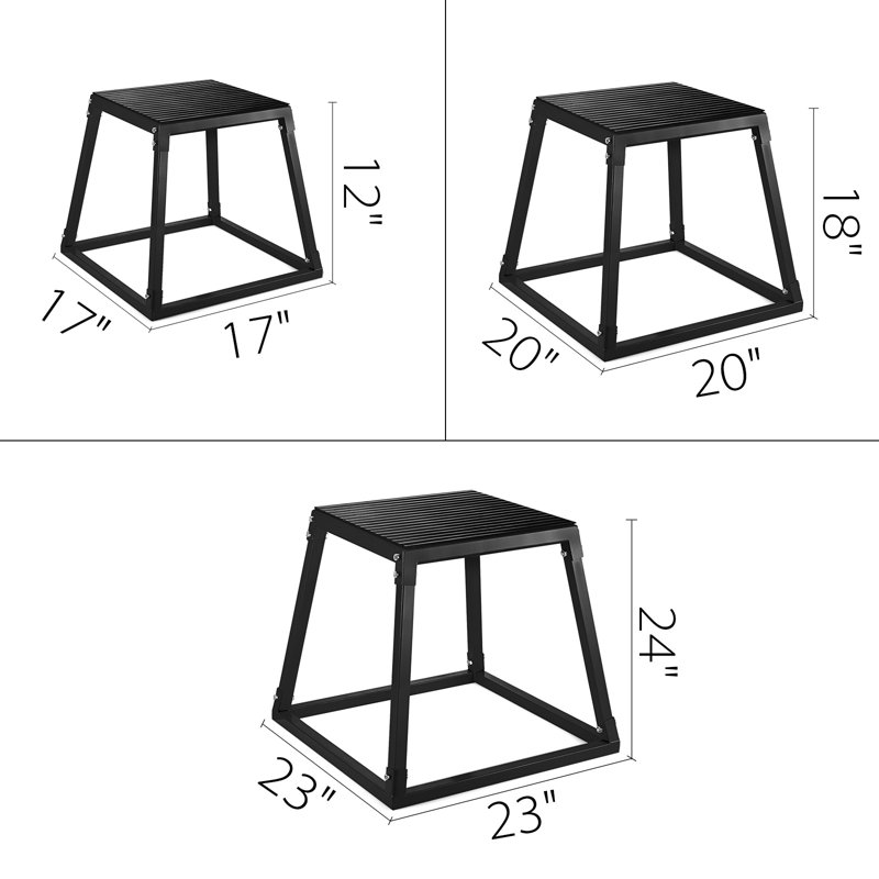 1 - Step Steel Step Stool, Black
