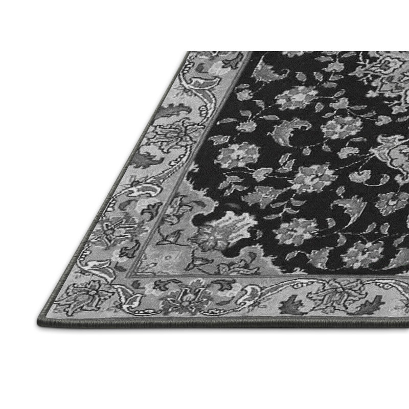Tapis gris traditionnel 4744, Rectangle 2 pi x 3 pi