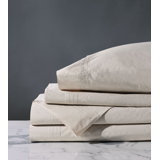 Ensemble de draps en percale de coton à densité de tissage 200 fils Vail
