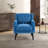 29" Wide Modern Upholstered Button-Tufted Accent Chair With Solid Wood Legs-1120713654