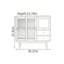 Commode d'appoint multifonctionnelle en bois massif-451924469