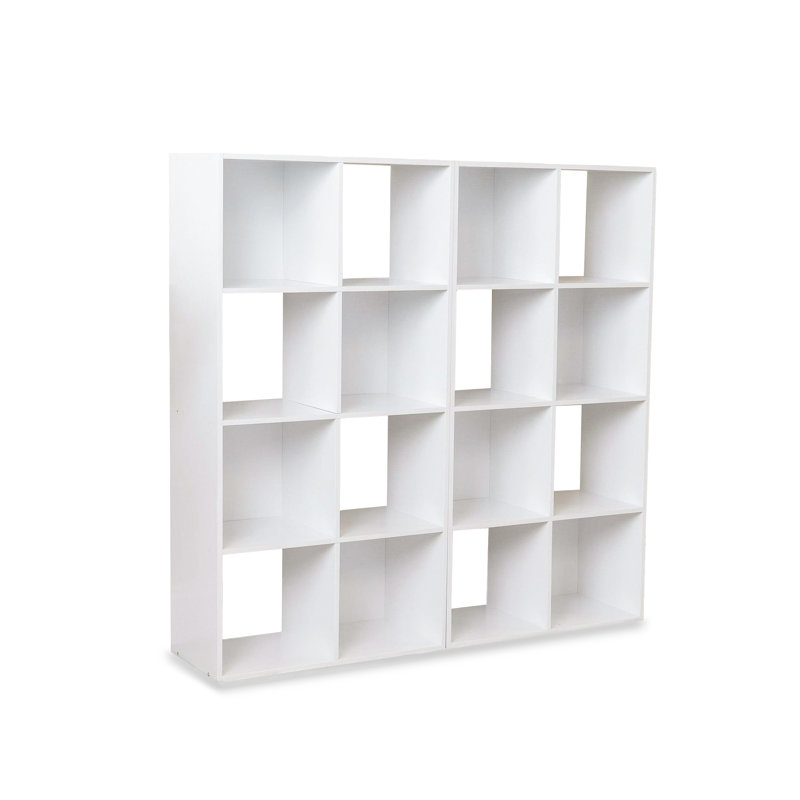 Northville 16 Cube Storage Unit, White No baskets