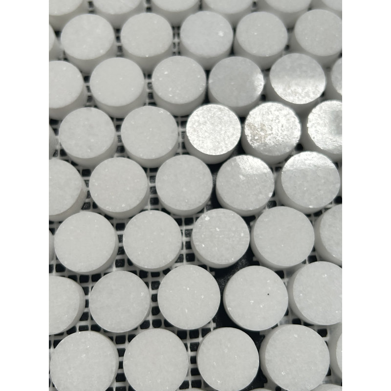 Thassos Penny Round Polished