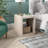 Notchietown 20" Wide Square Side Table-466084736