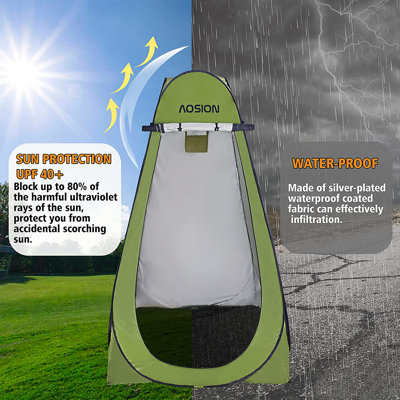 Pop Up Camping Shower 2 Person Tent