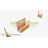 Harper Solid Wood Cedar Outdoor Bench