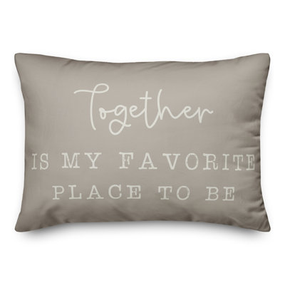 Housse de coussin rectangulaire d’extérieur favorite place