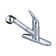 Single Handle Centerset Kitchen Faucet with Loop Pull Out Handle