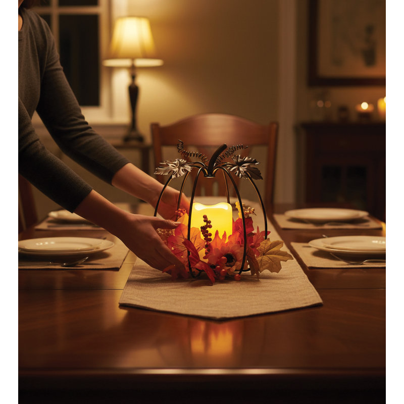 9.5'' Battery Powered Integrated LED Camping Lantern