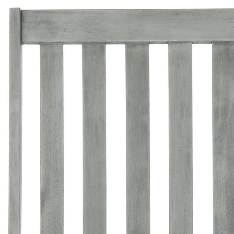 Chaise berçante Bross, Gris lessivé