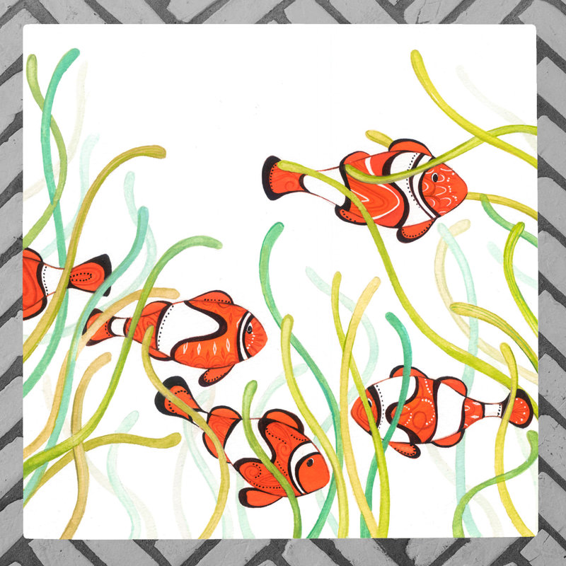 A.McGRIGGLE Coastal Wall Decor on Ceramic