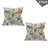 Fabric Reversible Throw Pillow-99021608-99021609