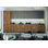 Ensemble d'armoires de cuisine en panneau de fibres à densité moyenne (MDF) H 96 po x l 182 po x P 24 po FK-CELESTIAL
