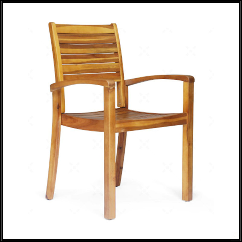 Chaise de salle à manger d'extérieur, Sarcelle