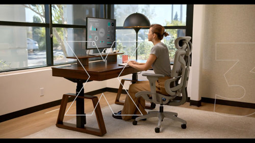 TX63, Standing Desk, Walnut, 63