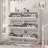 6-Flip Drawer Shoe Cabinet, Wooden Shoe Organizer with Adjustable Shelf, 18-24 Pairs Entryway Shoe Storage, Sturdy Shoe Cabinet for Hallway-1327945446-1327945451