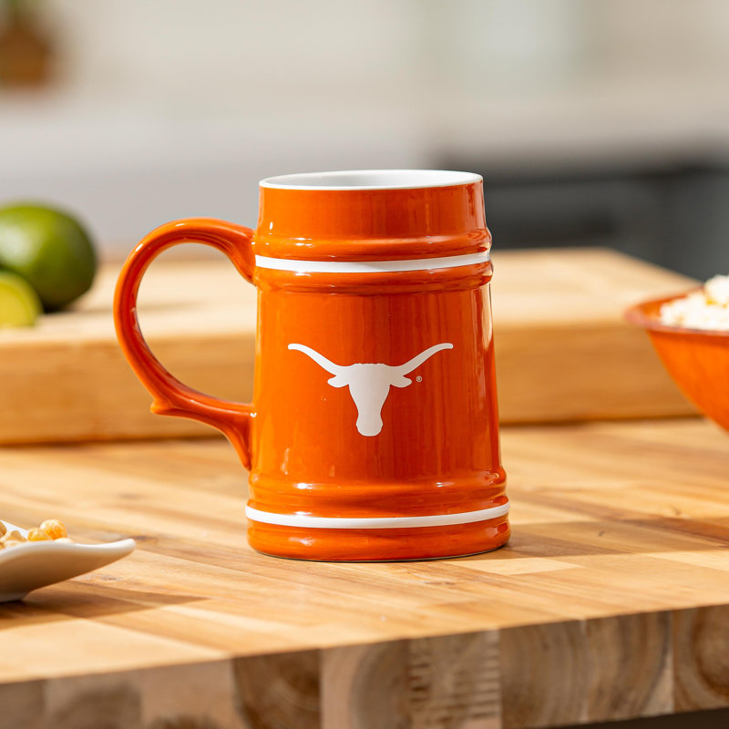 University of Texas Ceramic Stein Cup, 24oz
