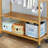 Liev 30.7'' Bamboo Rolling Clothing Rack-1102326724