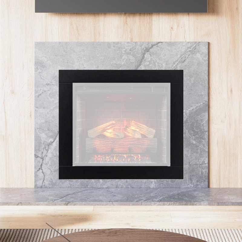 Modern Ember Uptown Electric Fireplace Trim Kit, 3-Inch Trim - Fireplace Sold Separately, 23"