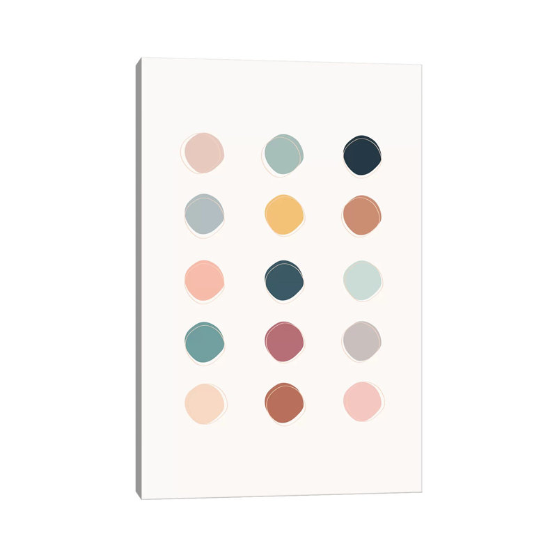 Colour Palette - Wrapped Canvas Painting, 101.6cm H x 66.04cm W x 1.91cm D