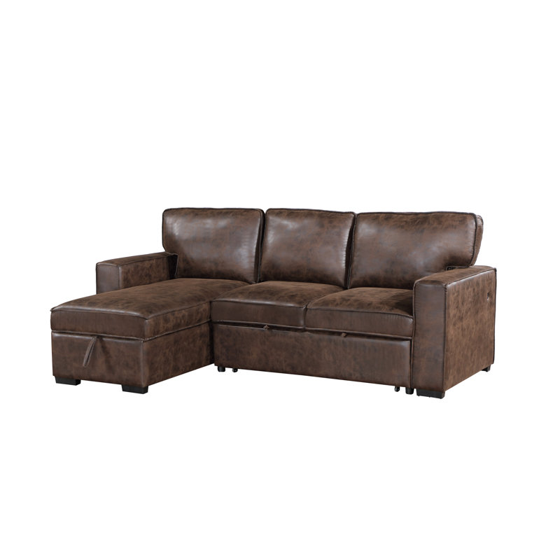 Upholstered L-Shaped Sectional Left Hand Facing