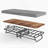 Portable Folding Bed With Memory Foam Mattress, Metal Frame & Lockable Wheels For Comfort And Convenience