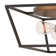 Fulton  Four Light 18" Caged Geometric Flush Mount Light