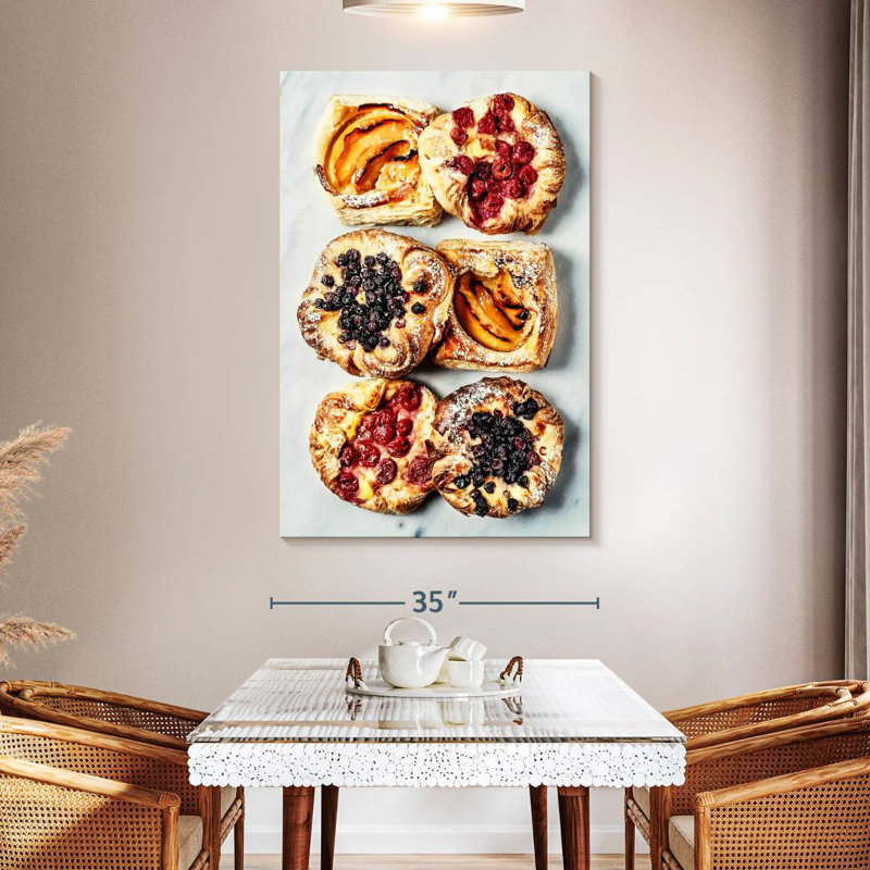 Tartelettes aux fruits sucrés Yarlin, H 51 po x l 34 po