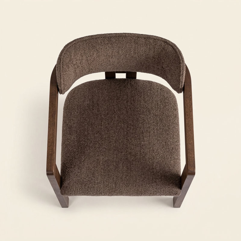 Fauteuil Alastair, Noyer, Vert
