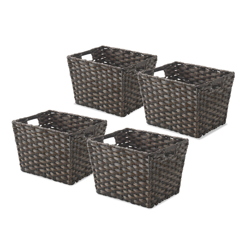 Dotted Line™ Acton Plastic Basket, Driftwood