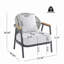 Fauteuil club d'extérieur avec corde et coussin