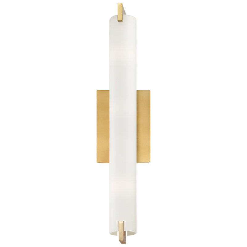 Plafonnier encastré à 1 lumière Bradson, Miel doré, G9 Xénon