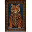 Tapis tissé à imprimé tigre noir Mosso-952343309