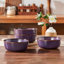 vancasso 4 Piece Blue Ceramic Bowl Set,Kiln-Fired Bowls,25oz-1758824925