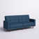 81.5" Amber-Square Arm Sleeper Sofa With 8-Button Tufting In MCM Vintage Design