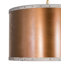 Lustre tambour 4 lumières à abat-jour Cilindro