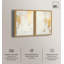 «Golden Luxe», ensemble de duos abstraits sur toile, art abstrait neutre par Art Remedy-115198719-115198720