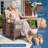Melvarn 7-Person Wicker Patio Conversation Sets Outdoor Furniture Set With Cushions-838012700-838012699