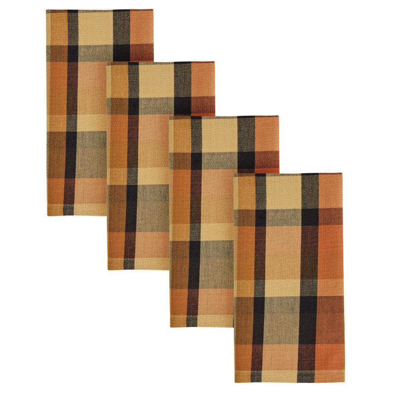 Let's Go Pickin' Tan Napkin Set Of 4