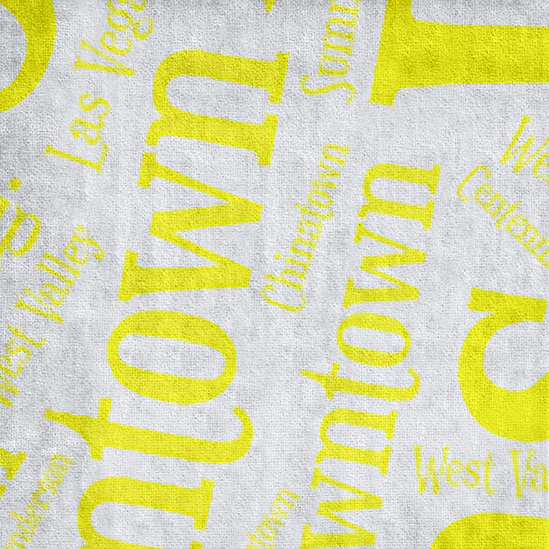 Lightweight Beach Towel, New Orleans, Yellow, Poly/Cotton