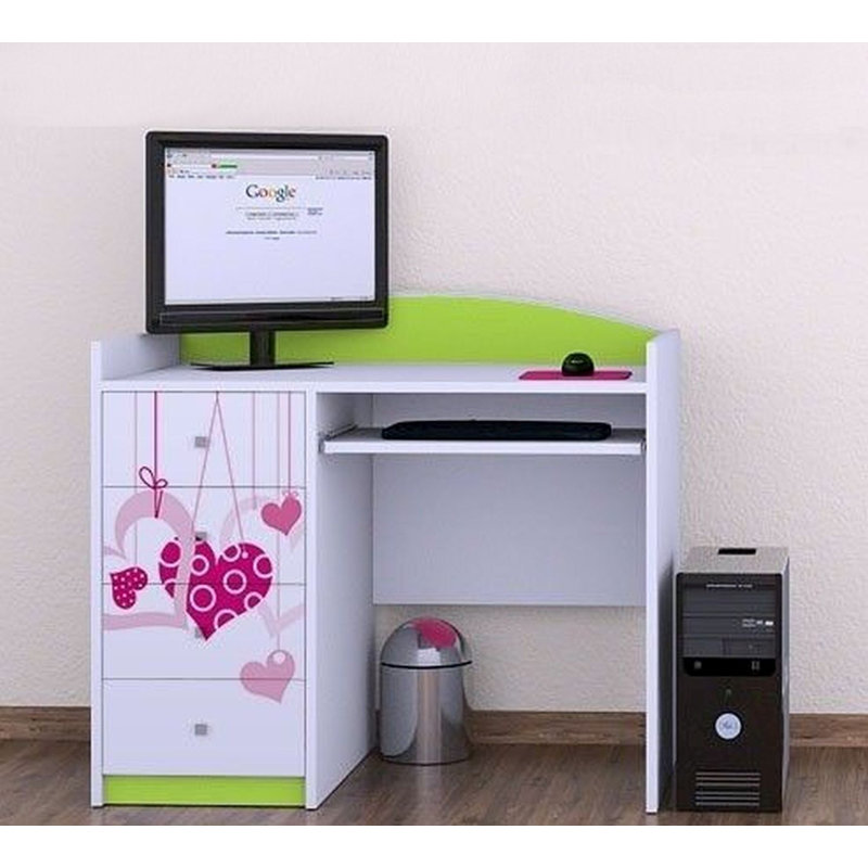 Kermit 100cm Computer Desk, Green