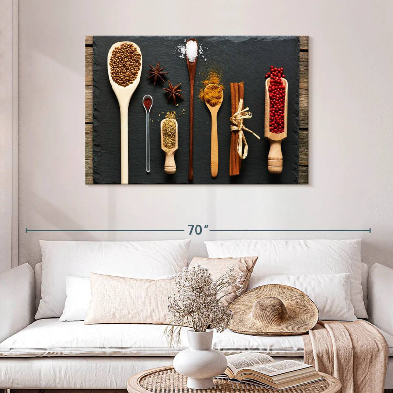Yarlin Kitchen Spices, 30" H x 45" W