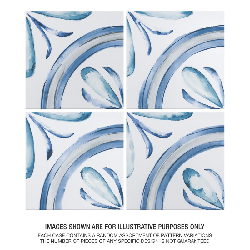 Saint Germain 5.75" x 5.75" Porcelain Wall & Floor Tile