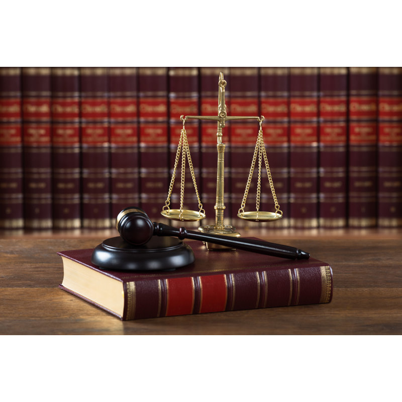 Scales Of Justice - Law Laws Gavel, H 24 po x l 36 po x P 1,5 po